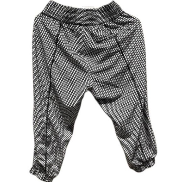 Pure & Simple black and white cropped jogger size P/S - Picture 2 of 3